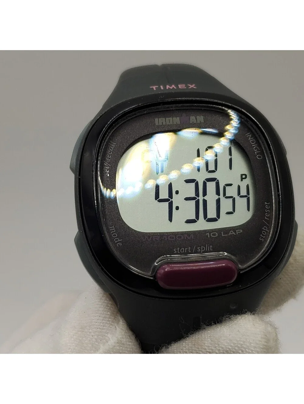 Timex Ironman Triathlon 10 Lap Digital Womens  Watch 33mm New Battery